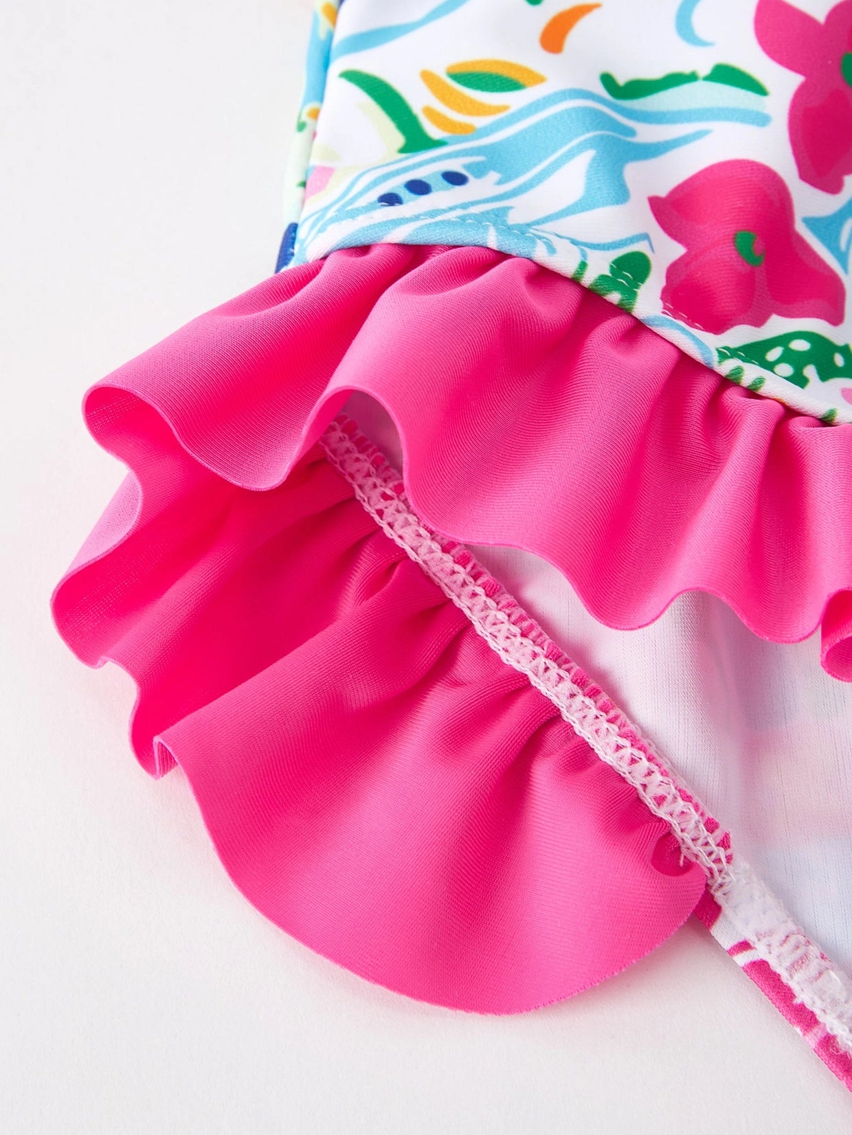 Rainbow Floral Swimsuit