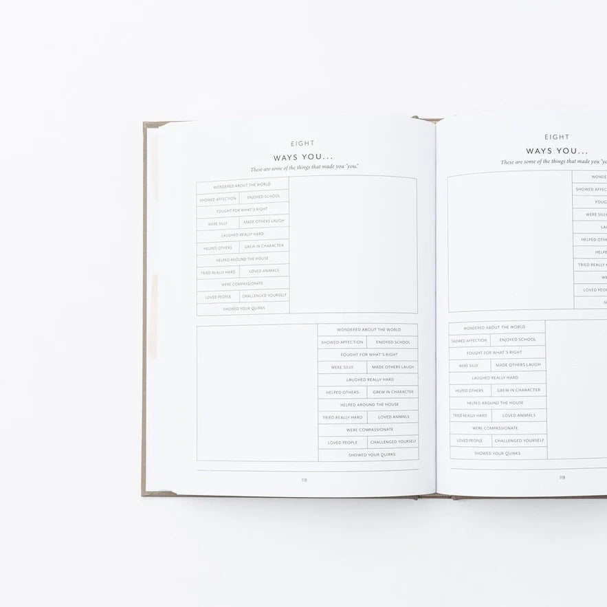 'Childhood, A History' Keepsake Book