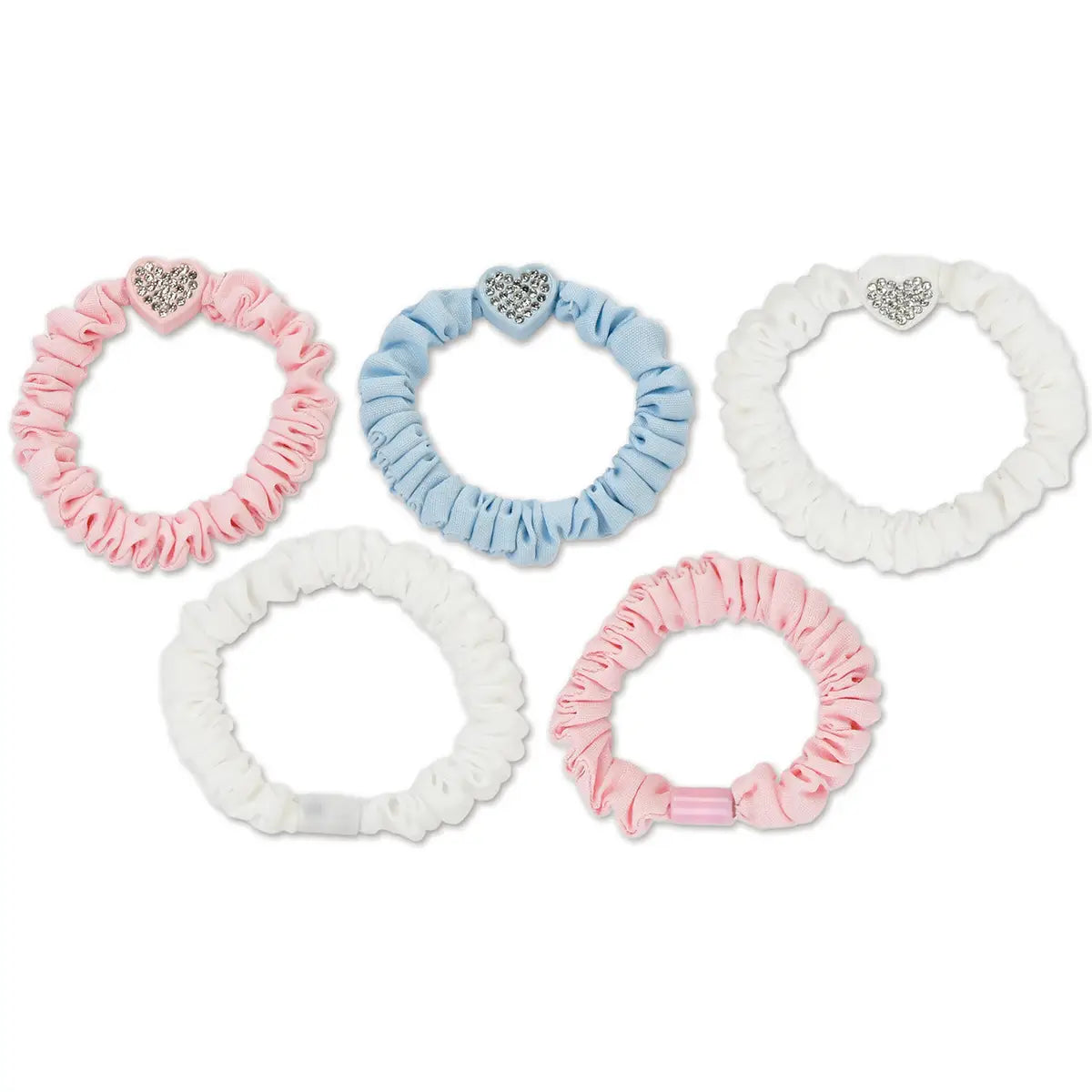 Heart Charm Scrunchies