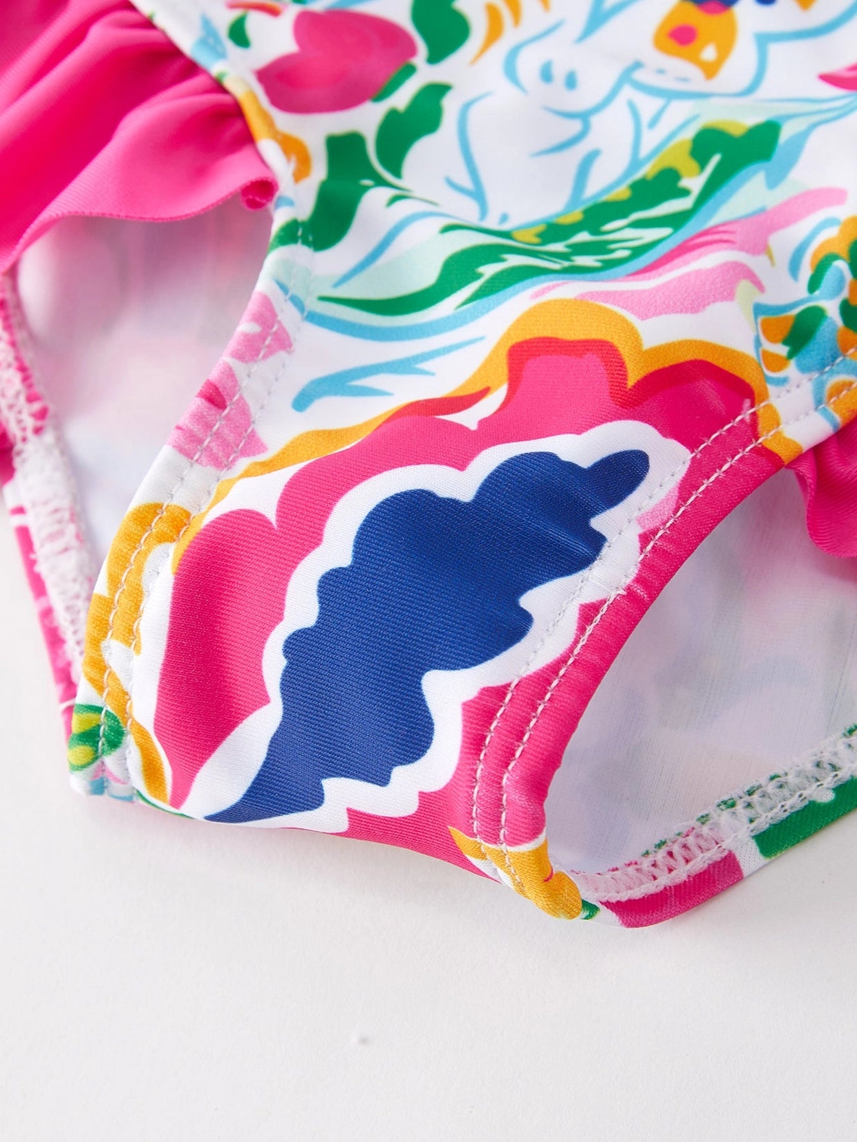Rainbow Floral Swimsuit