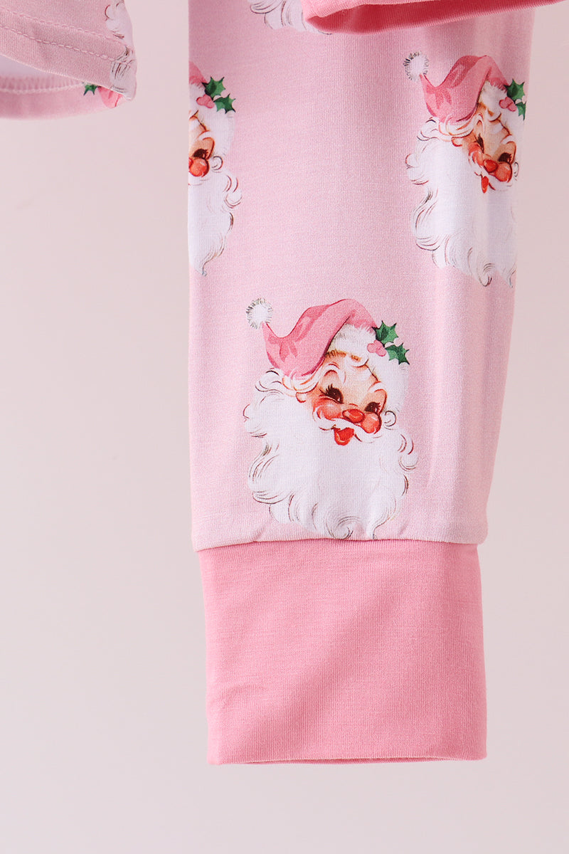 Vintage Pink Santa Set