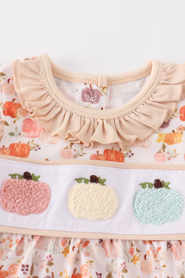 French Knot Pumpkin Bubble