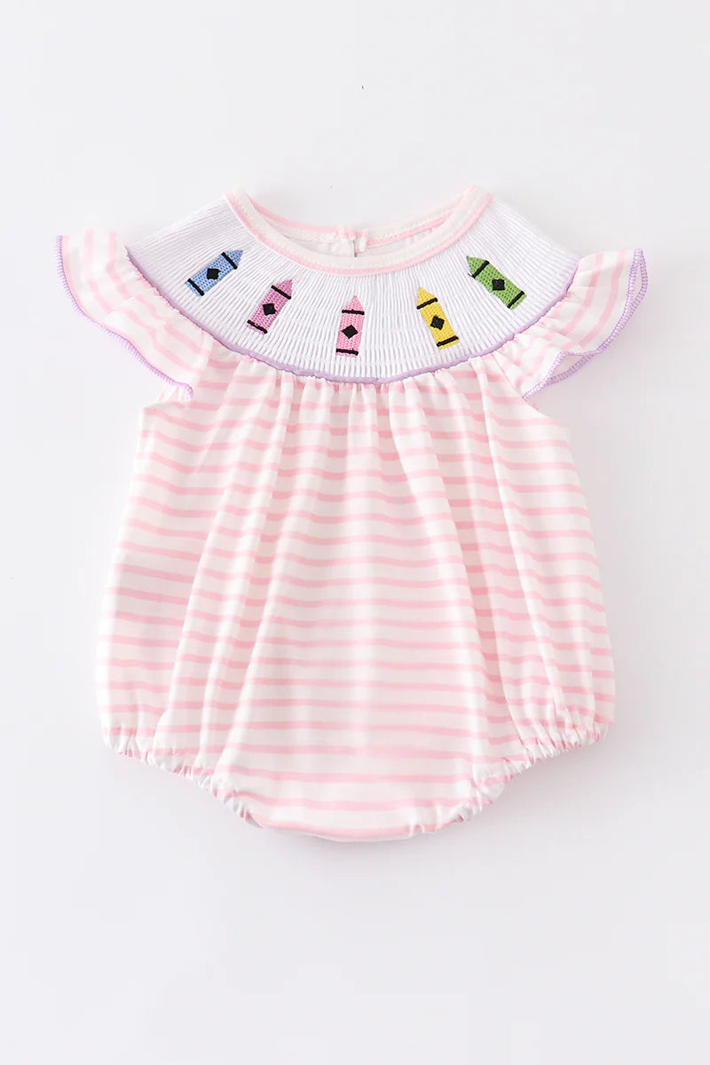 Crayon Smocked Bubble