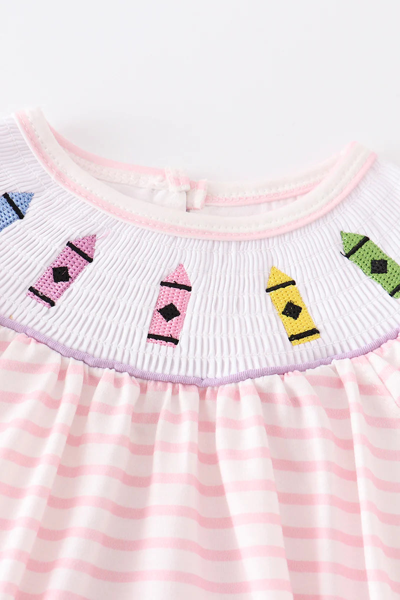 Crayon Smocked Bubble