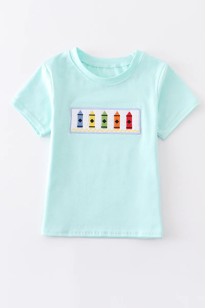 Crayon Smocked Tee