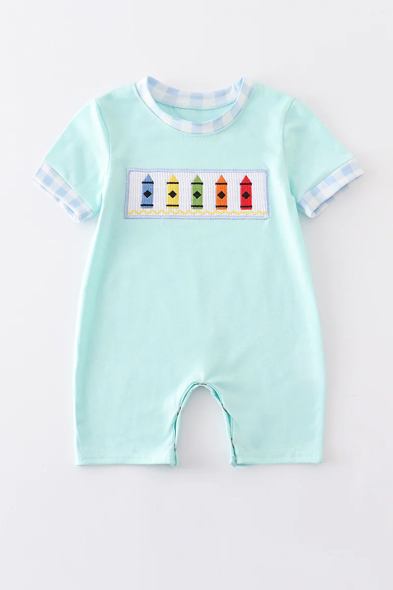Crayon Smocked Romper
