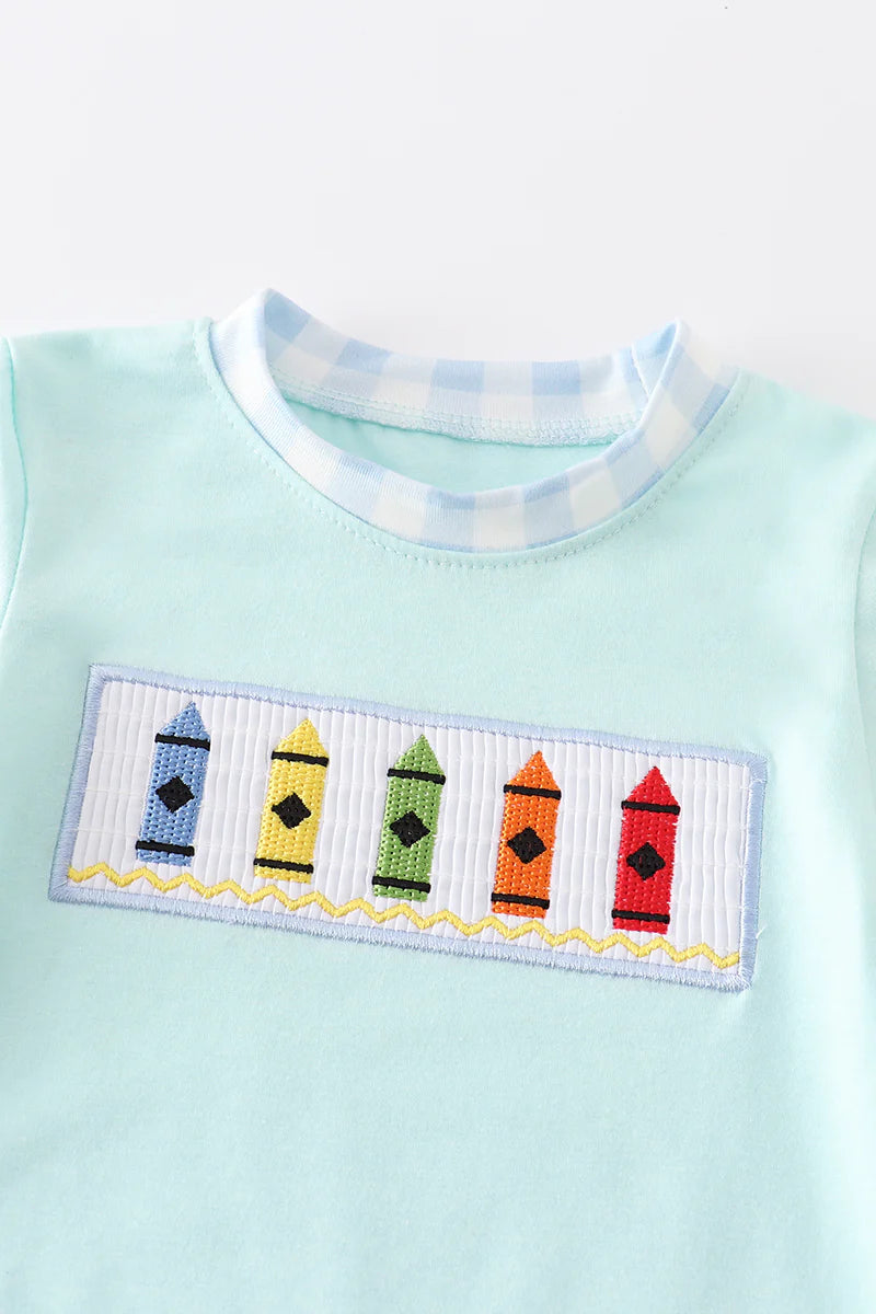 Crayon Smocked Romper