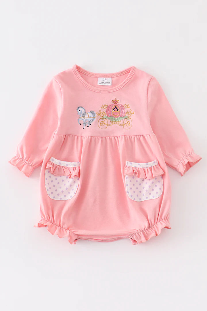Princess Carriage Embroidered Bubble
