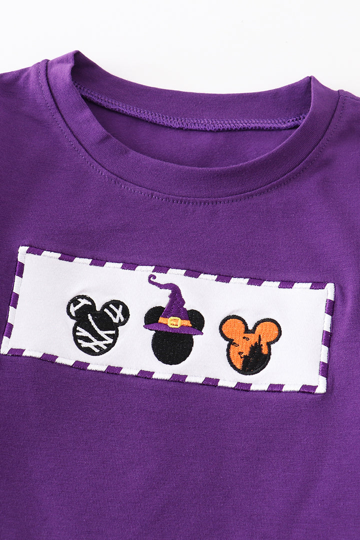 Spooky Mouse Embroidered Tee