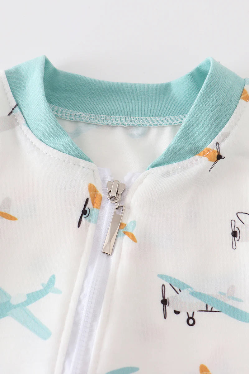 Aircraft Pajama Romper