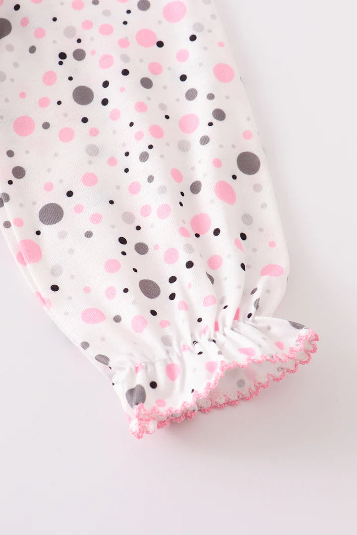 Pink Dot Christmas Tree Set
