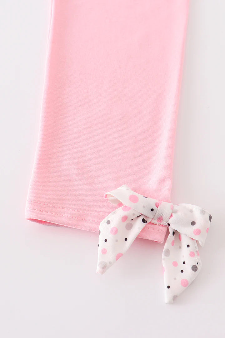 Pink Dot Christmas Tree Set