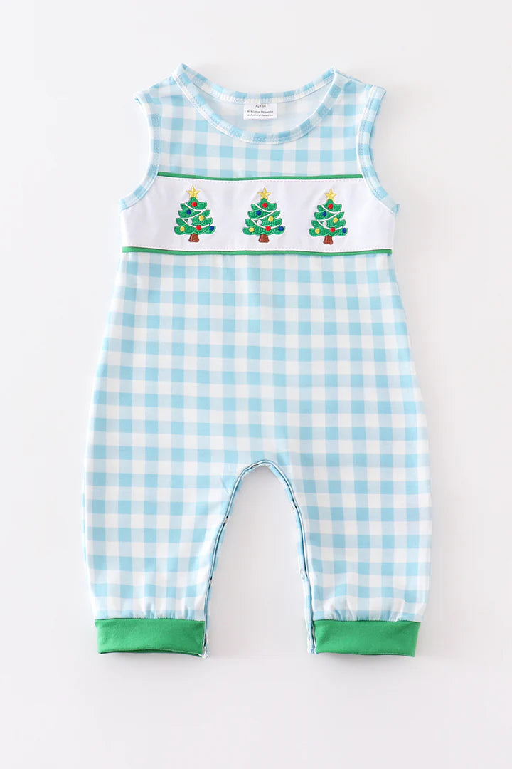 Blue Plaid Christmas Tree JonJon