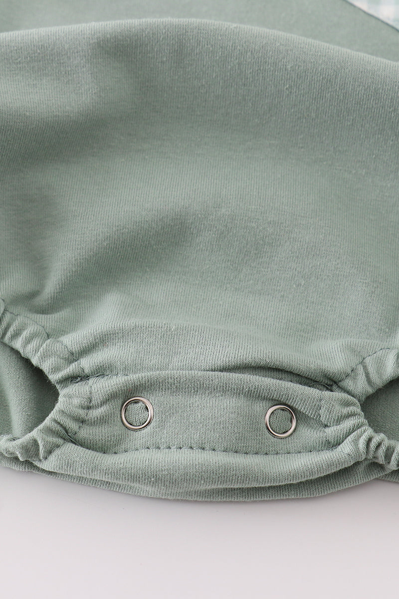 Green Gingham Pocket Bubble