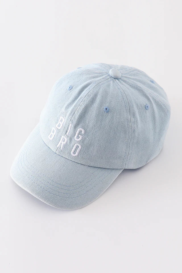 Denim Big / Little Embroidered Cap