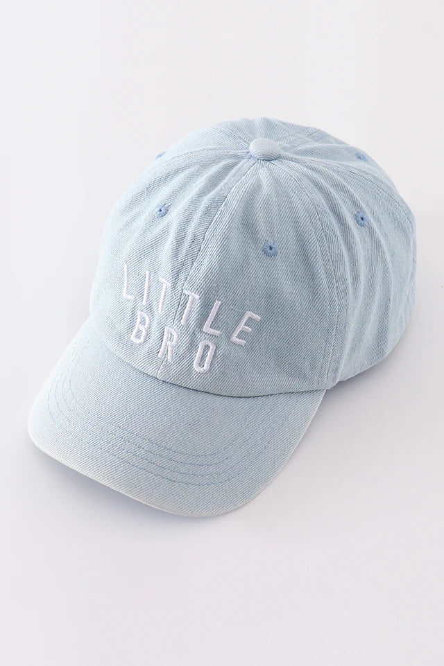 Denim Big / Little Embroidered Cap
