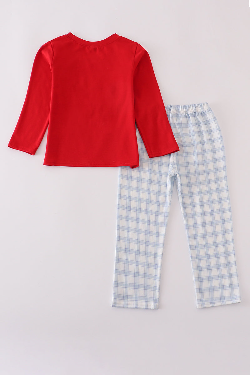 Plaid Farm Set