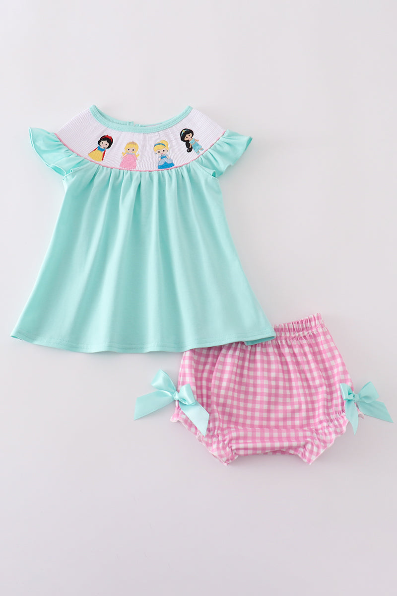 Smocked Princess Bloomer Set