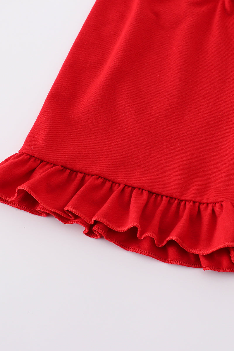 Smocked RWBows Shorts Set
