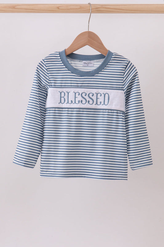 Blessed Striped Tee