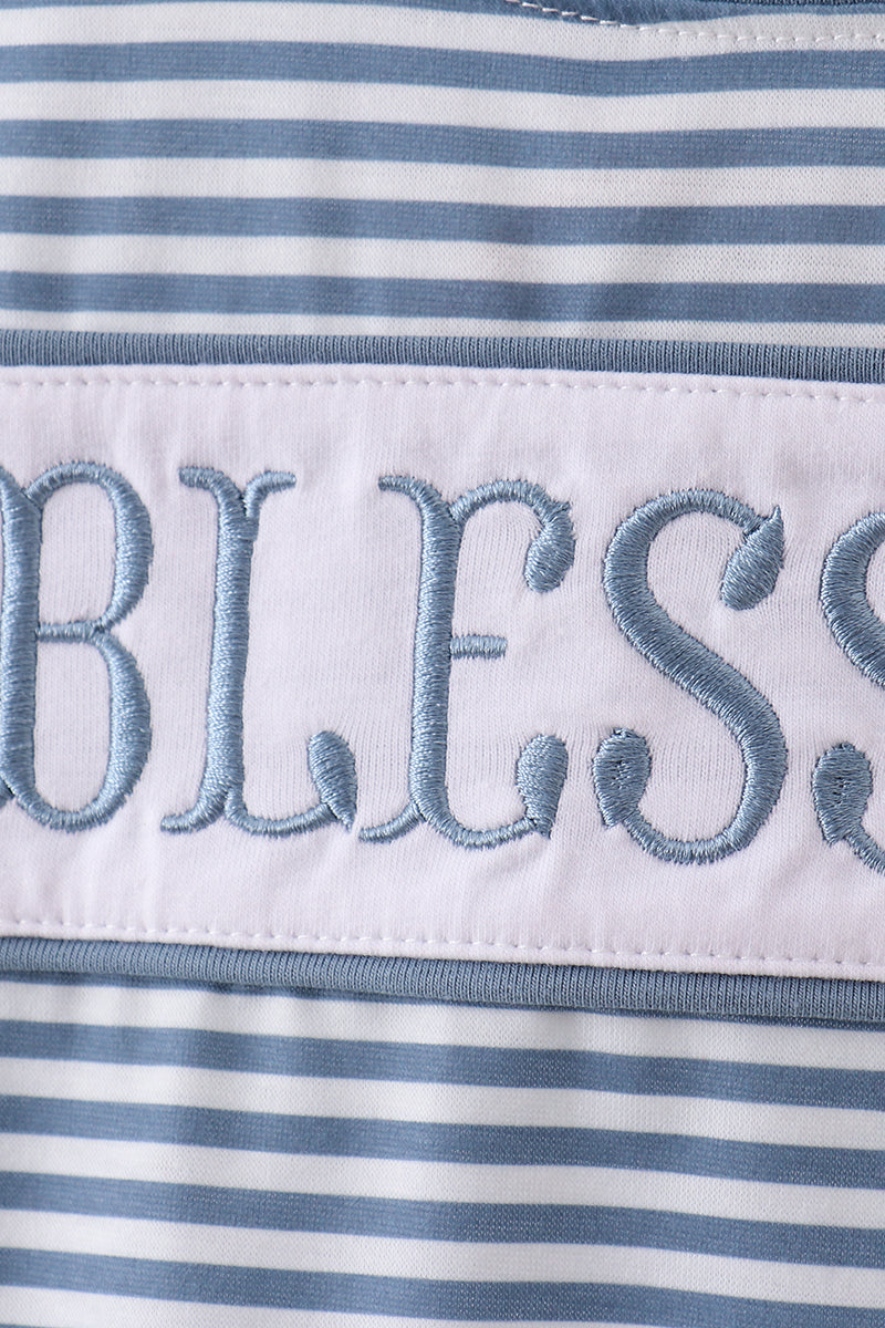 Blessed Striped Tee