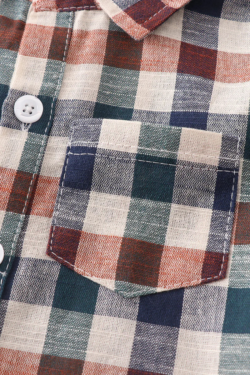 Vintage Plaid Button Down