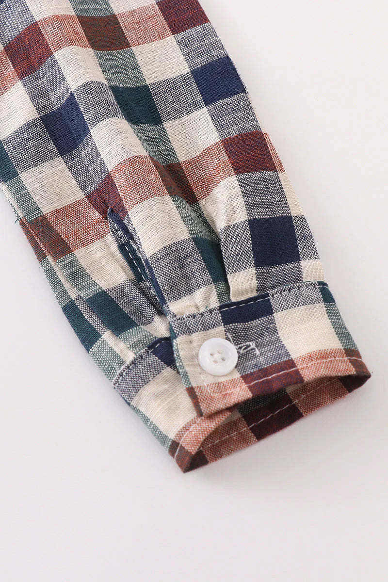 Vintage Plaid Button Down