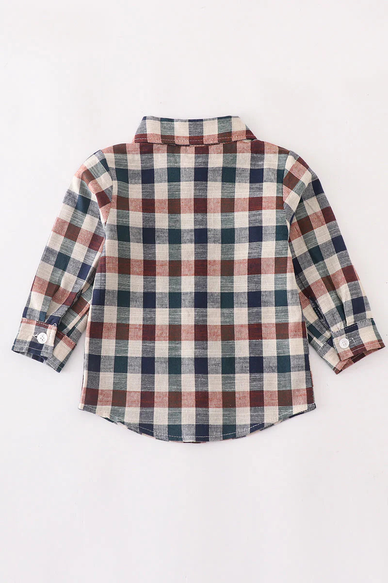 Vintage Plaid Button Down