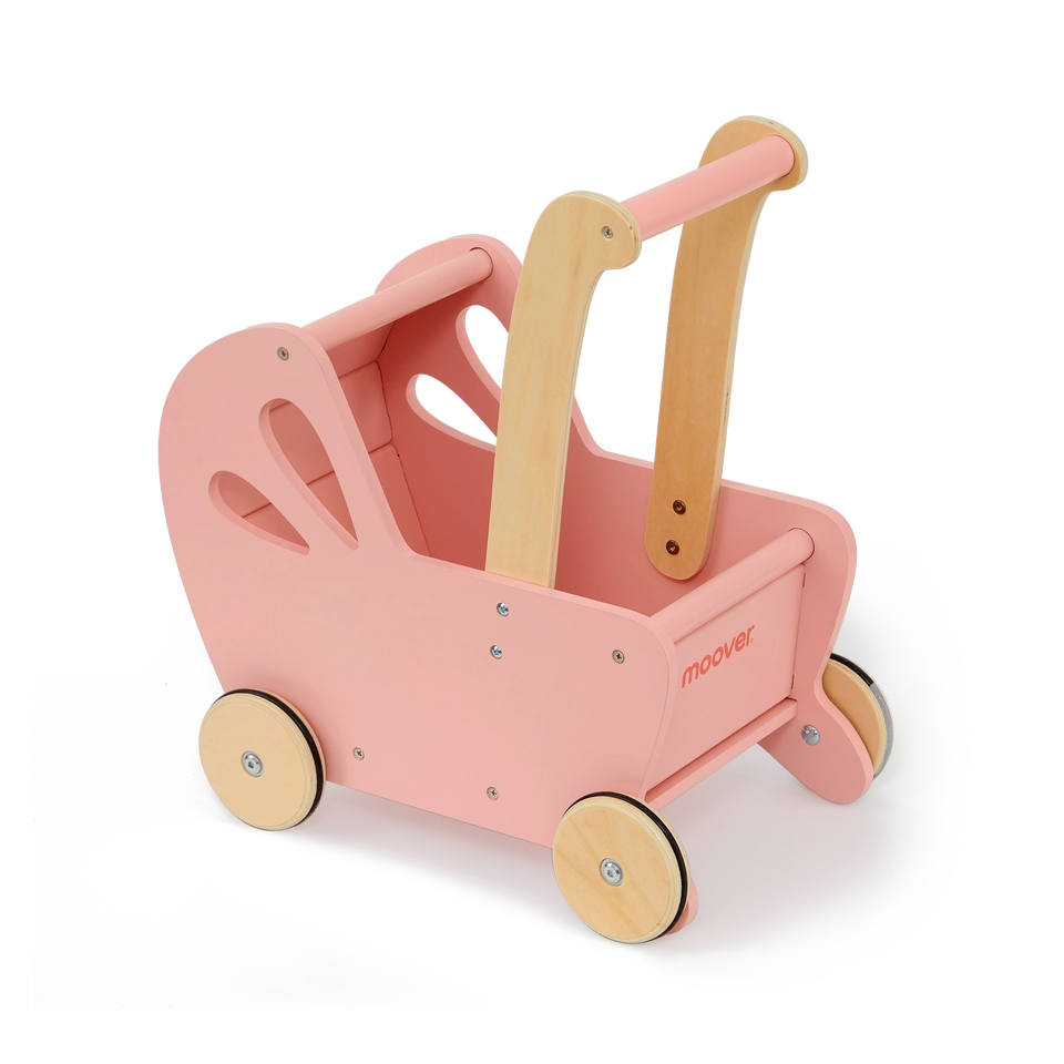 Wooden Doll Pram