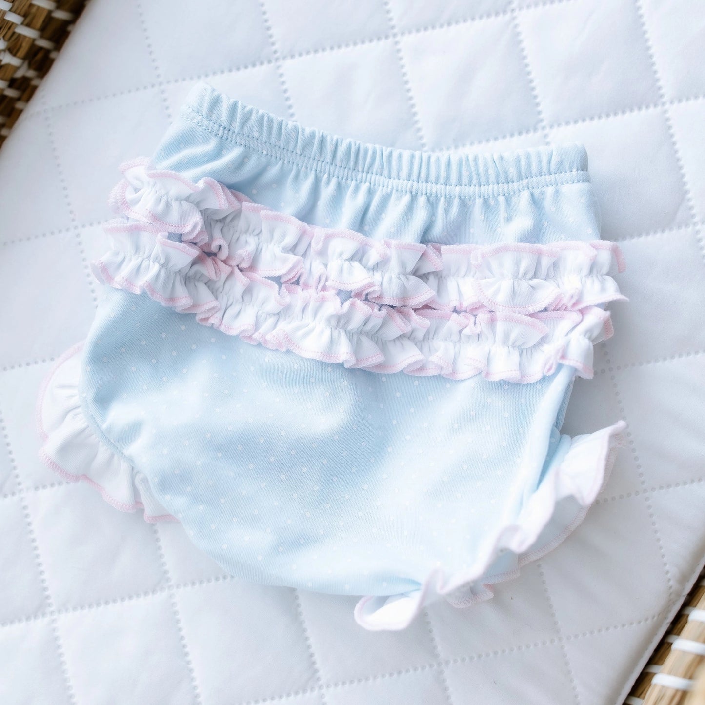 Piper's Smocked Diaper Set