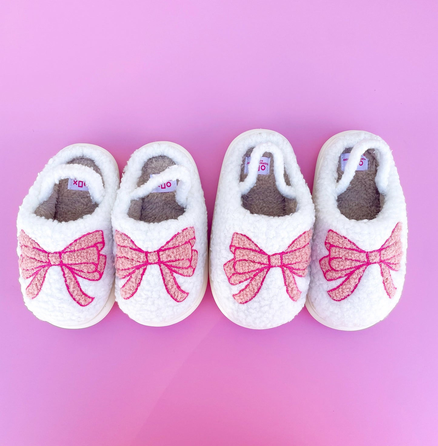 Toddler Bow Slippers