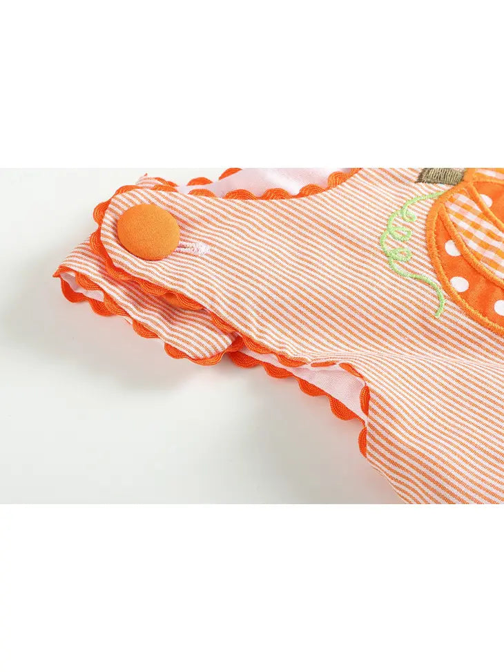 Orange Pumpkin A Line Dress