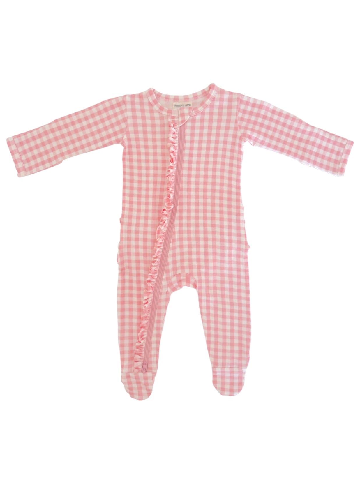 Pink Gingham Sleeper