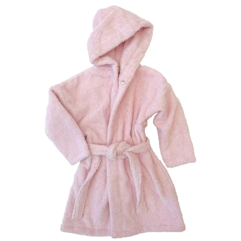 Pink Organic Cotton Bath Robe