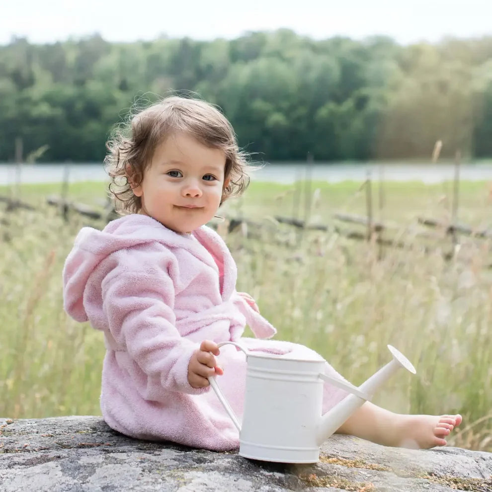 Pink Organic Cotton Bath Robe