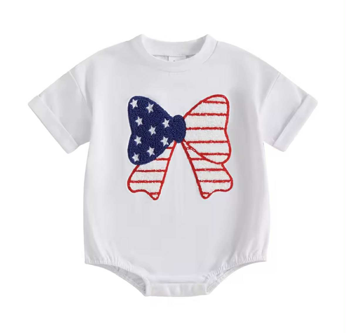 USA Flag Bubble Tee