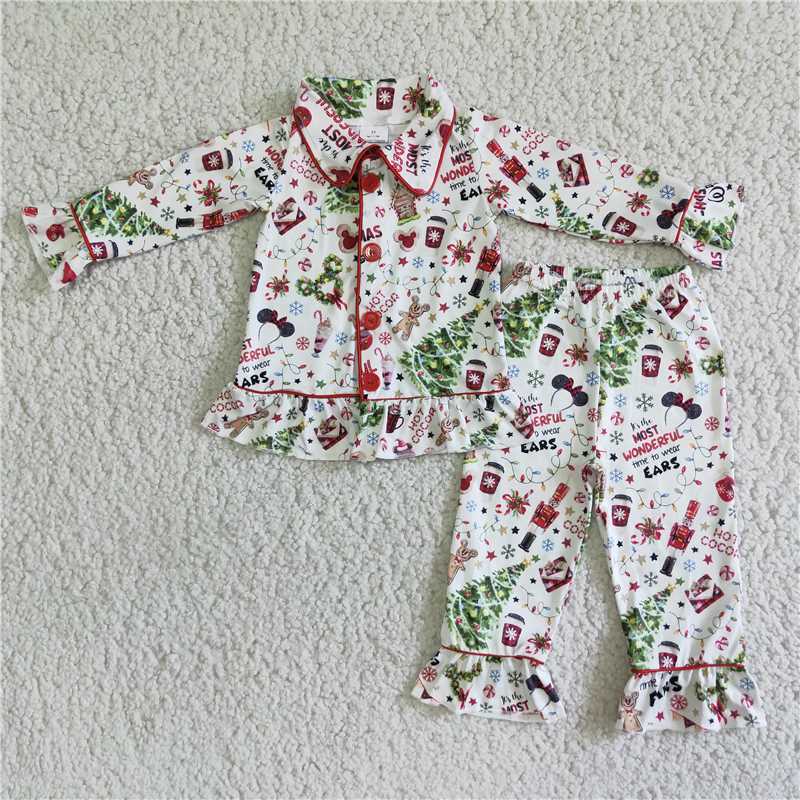 Mouse Ears Ruffle Pajamas