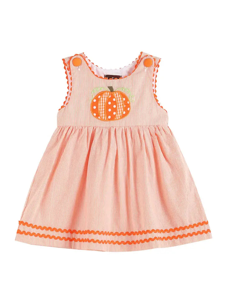 Orange Pumpkin A Line Dress