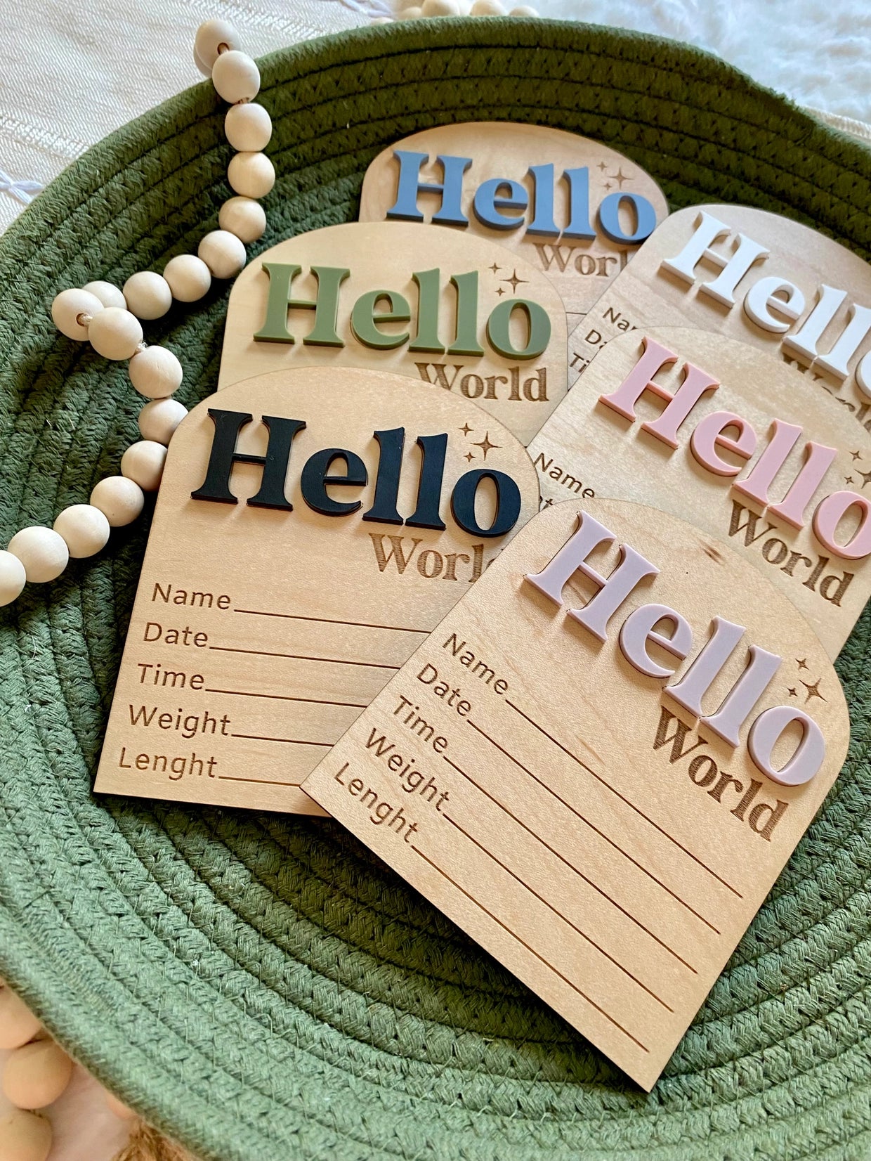 Hello World Birth Stat Sign