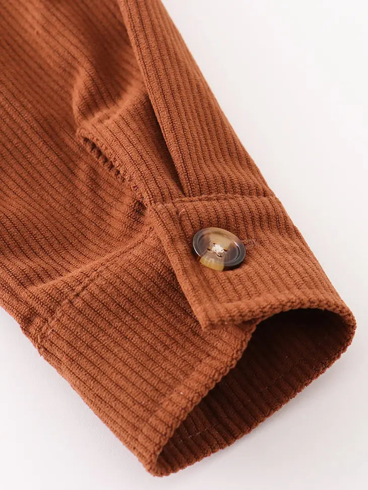 Brown Corduroy Button Down