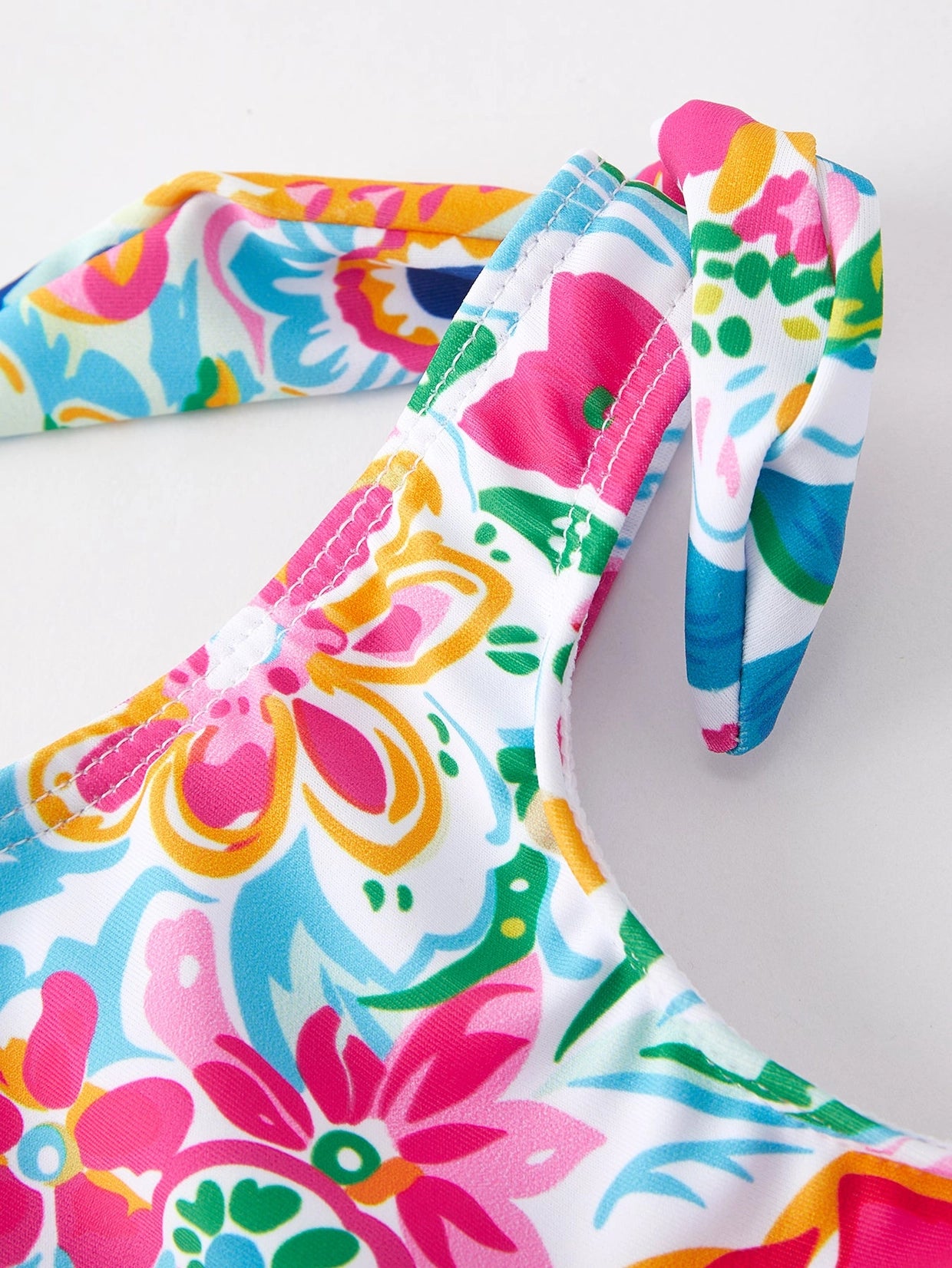 Rainbow Floral Swimsuit
