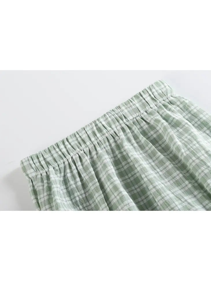 Sage Smocked Pumpkin Bloomers Set