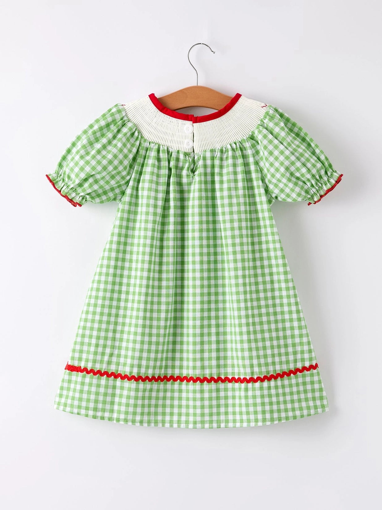 Smocked Caterpillar Bishop Dress