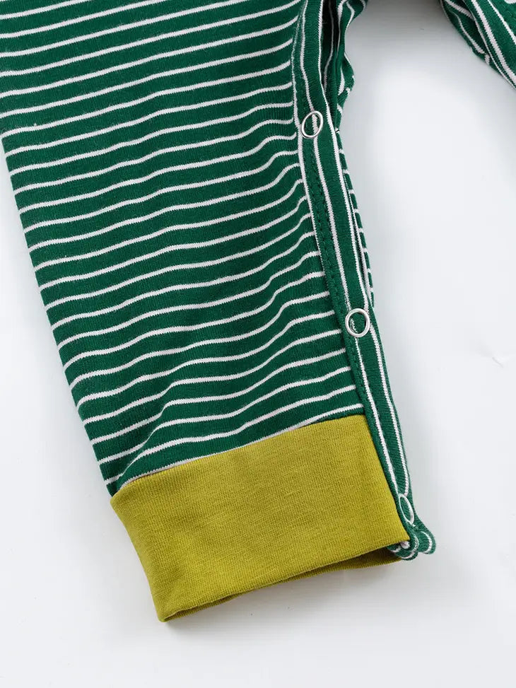 Forest Stripes Romper