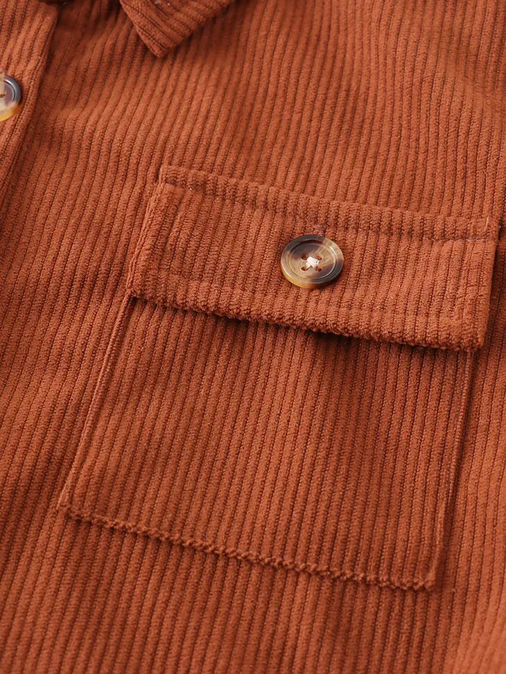 Brown Corduroy Button Down