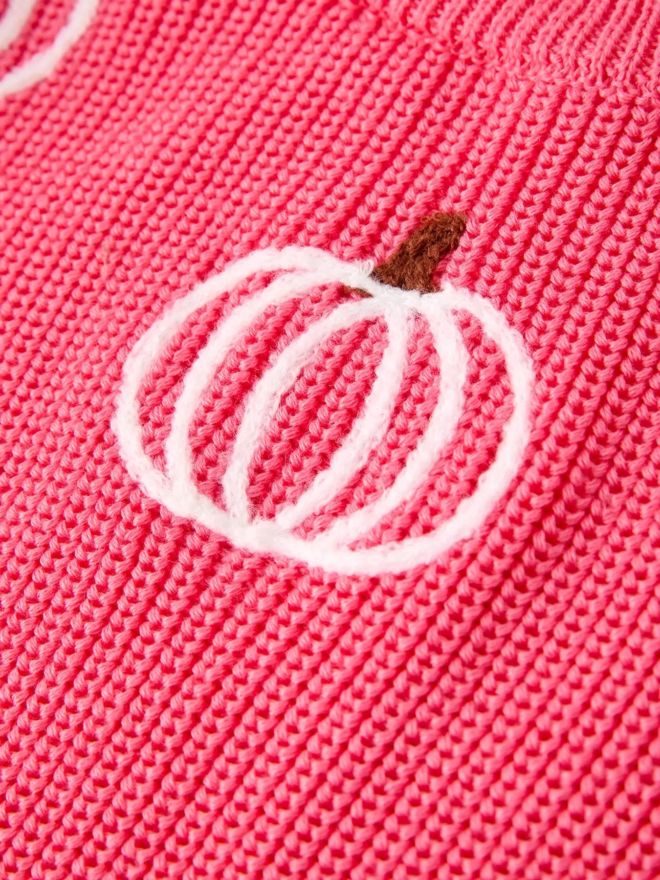 Pink/White Pumpkin Sweater