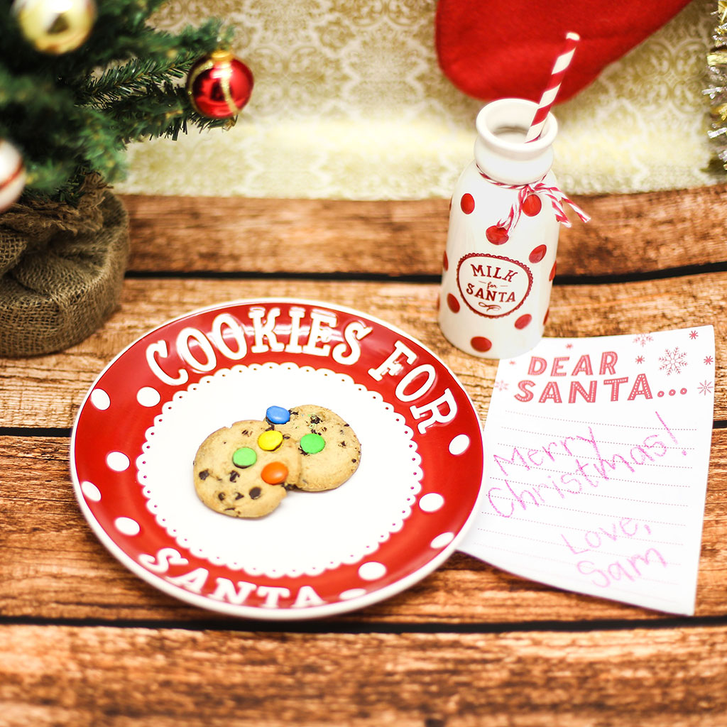 Santa's Milk & Cookies Set