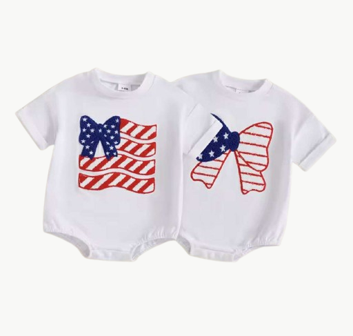 USA Flag Bubble Tee