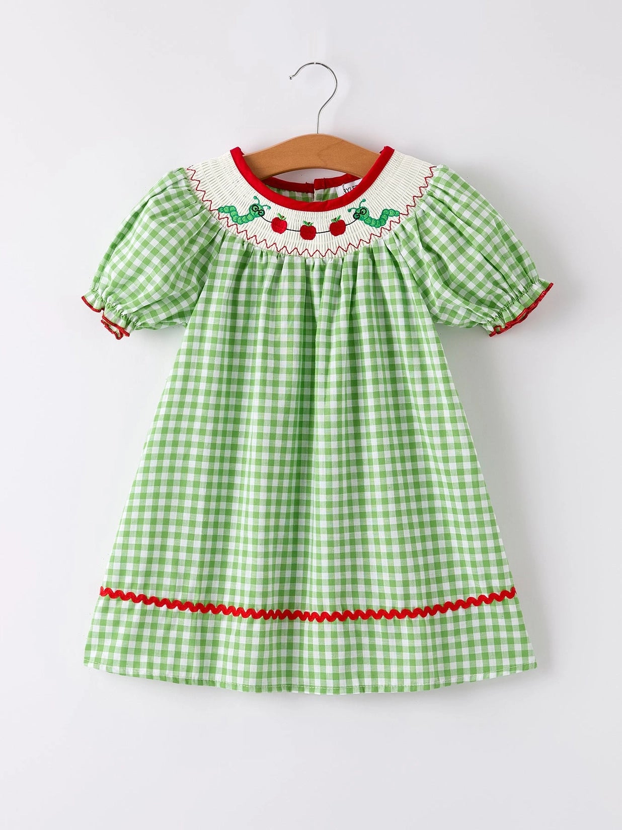 Smocked Caterpillar Bishop Dress