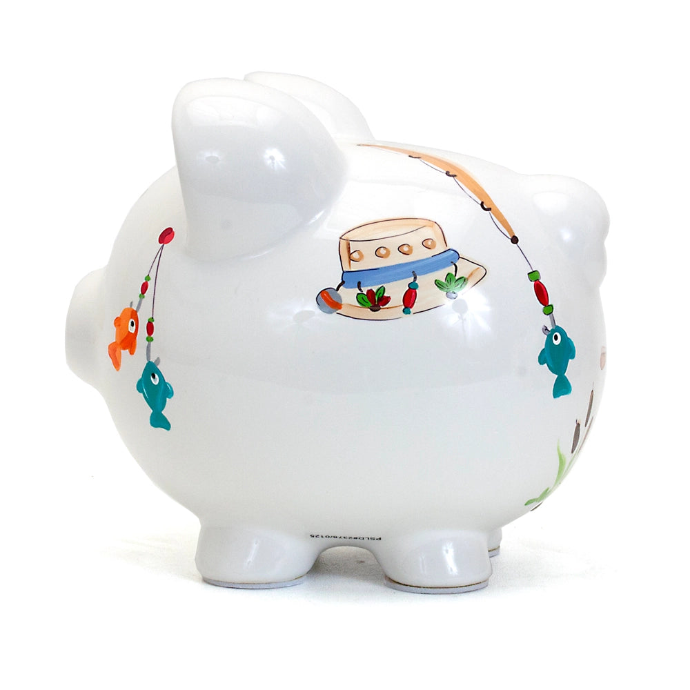 Gone Fishing Piggy Bank
